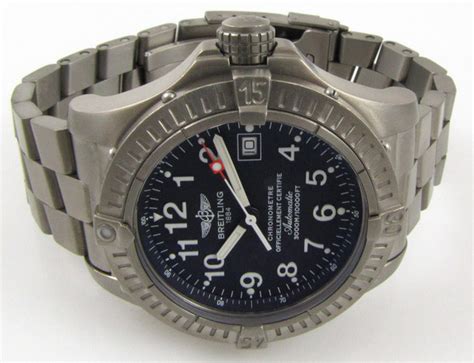 breitling titanium professional bracelet|breitling titanium seawolf.